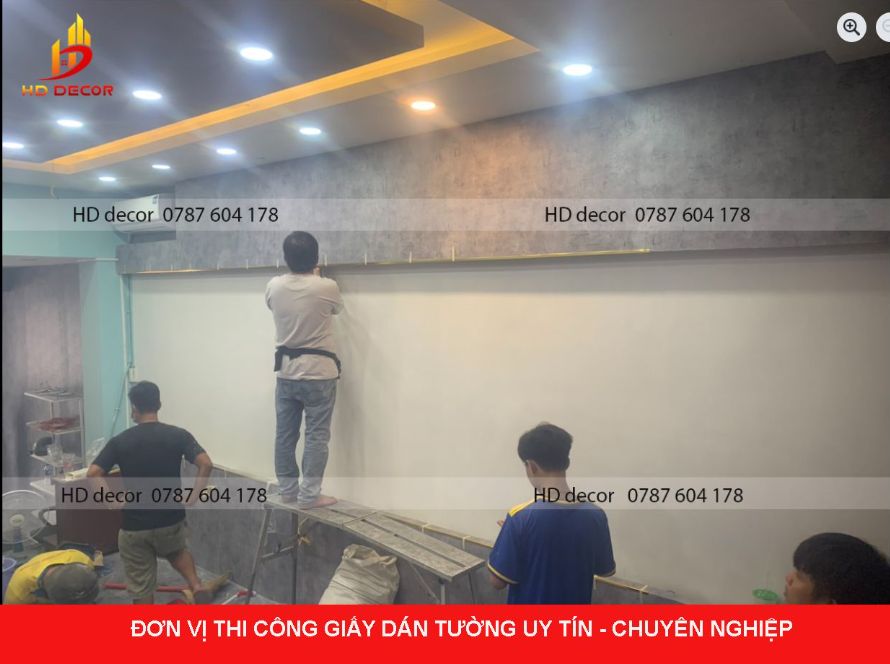 ĐƠN vị thi công giấy dán tường uy tín - chuyên nghiệp 