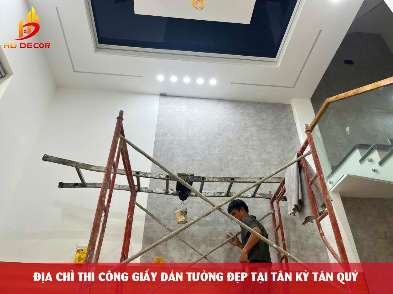 ĐỊA CHỈ THI CÔNG GIẤY DÁN TƯỜNG ĐẸP TẠI TÂN KỲ TÂN QUÝ
