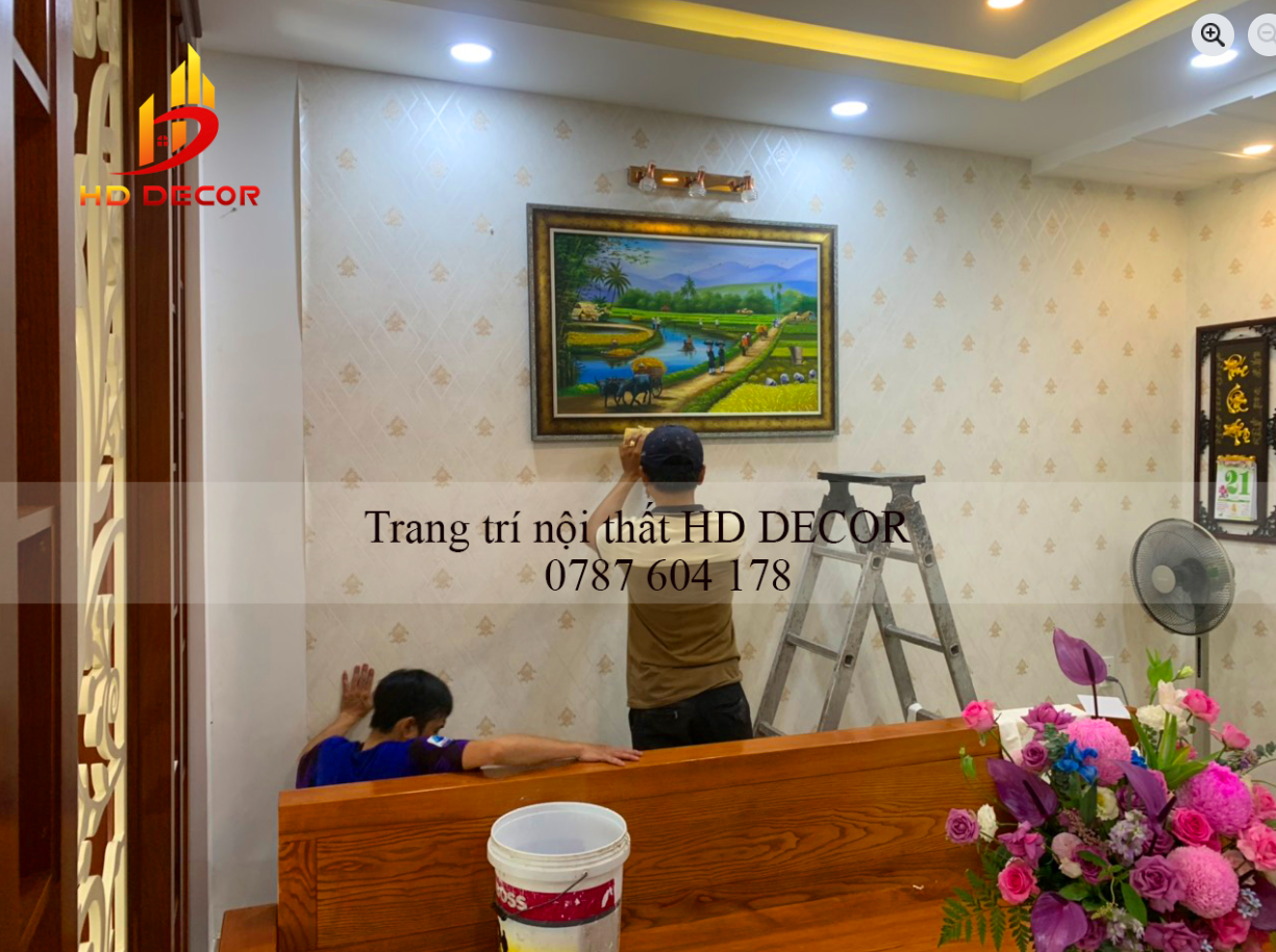 đơn vị thi công giấy dán tường giá rẻ - uy tín - chất lượng