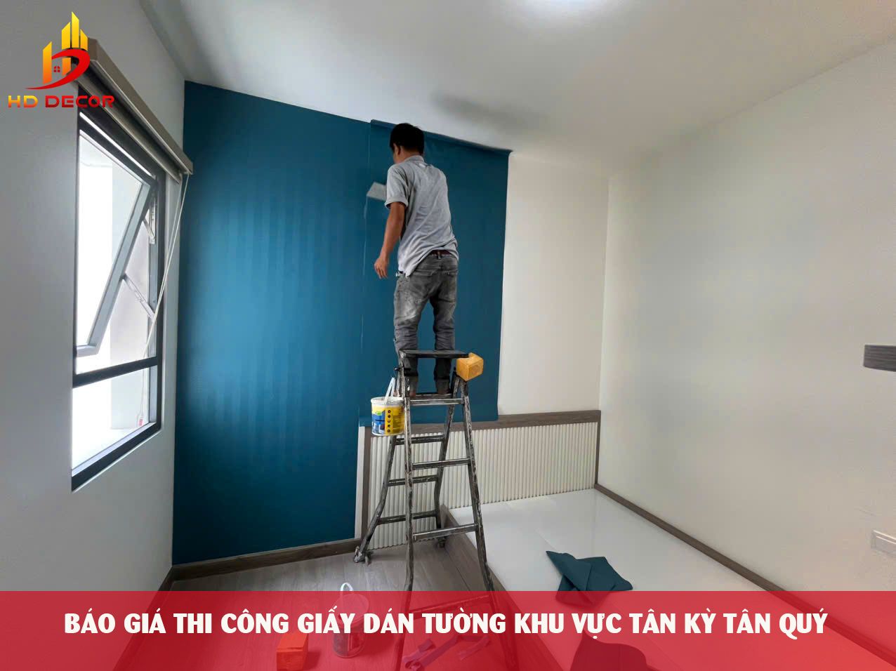 BÁO GIÁ THI CÔNG GIẤY DÁN TƯỜNG KHU VỰC TÂN KỲ TÂN QUÝ 