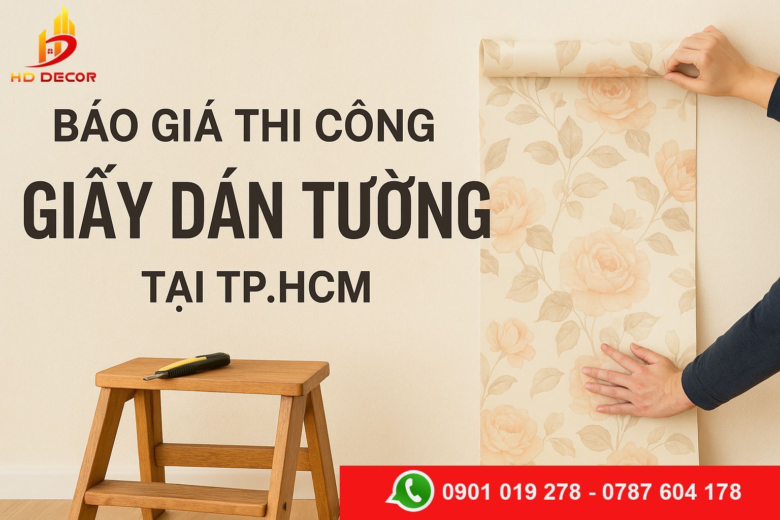 BÁO Gía thi công giấy dán tường tp.hcm