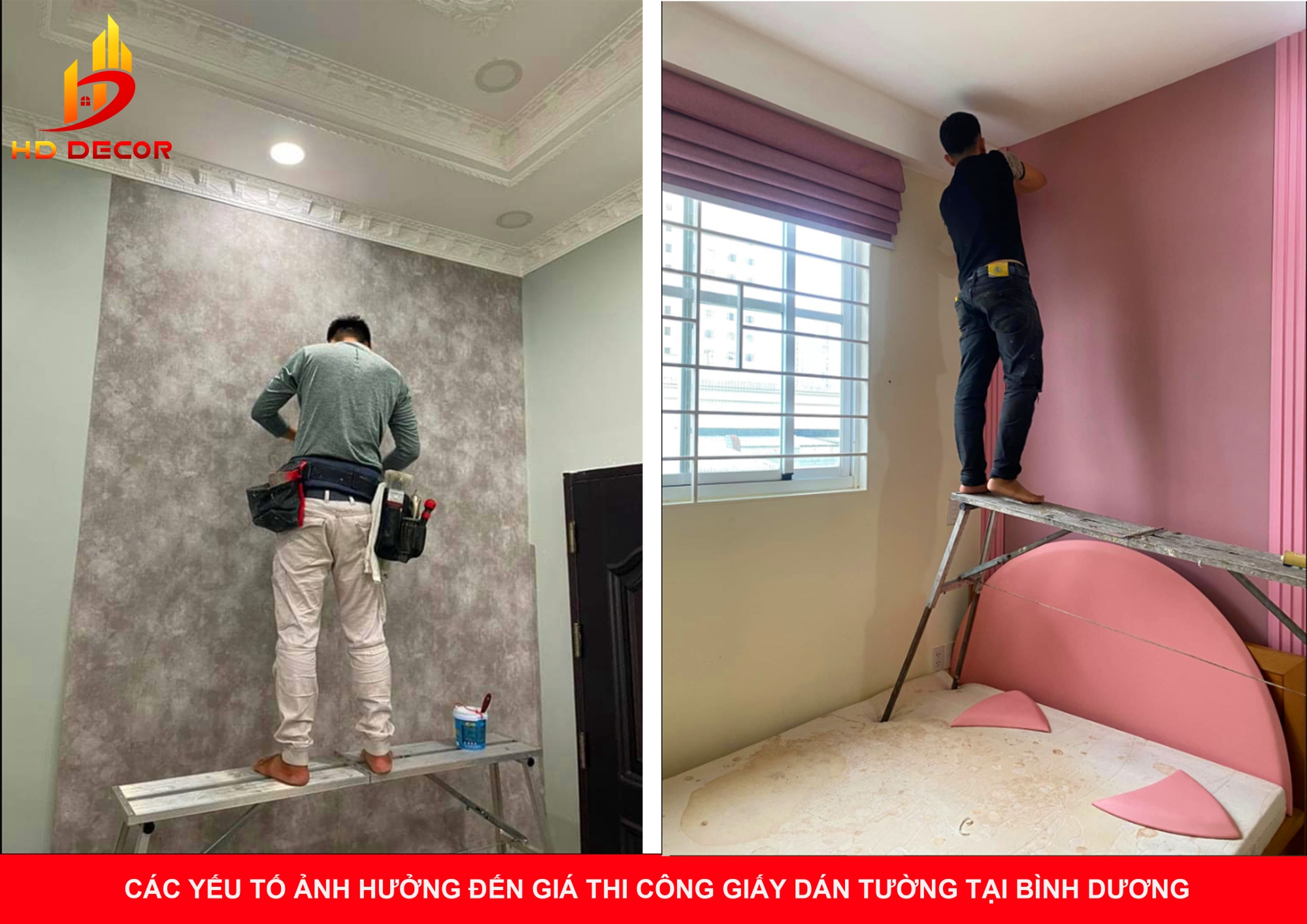 thi công giấy dán tường giá rẻ tại tp.hcm