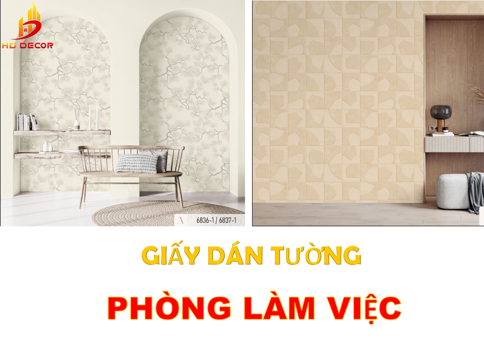 GIẤY DÁN TƯỜNG PHÒNG LÀM VIỆC