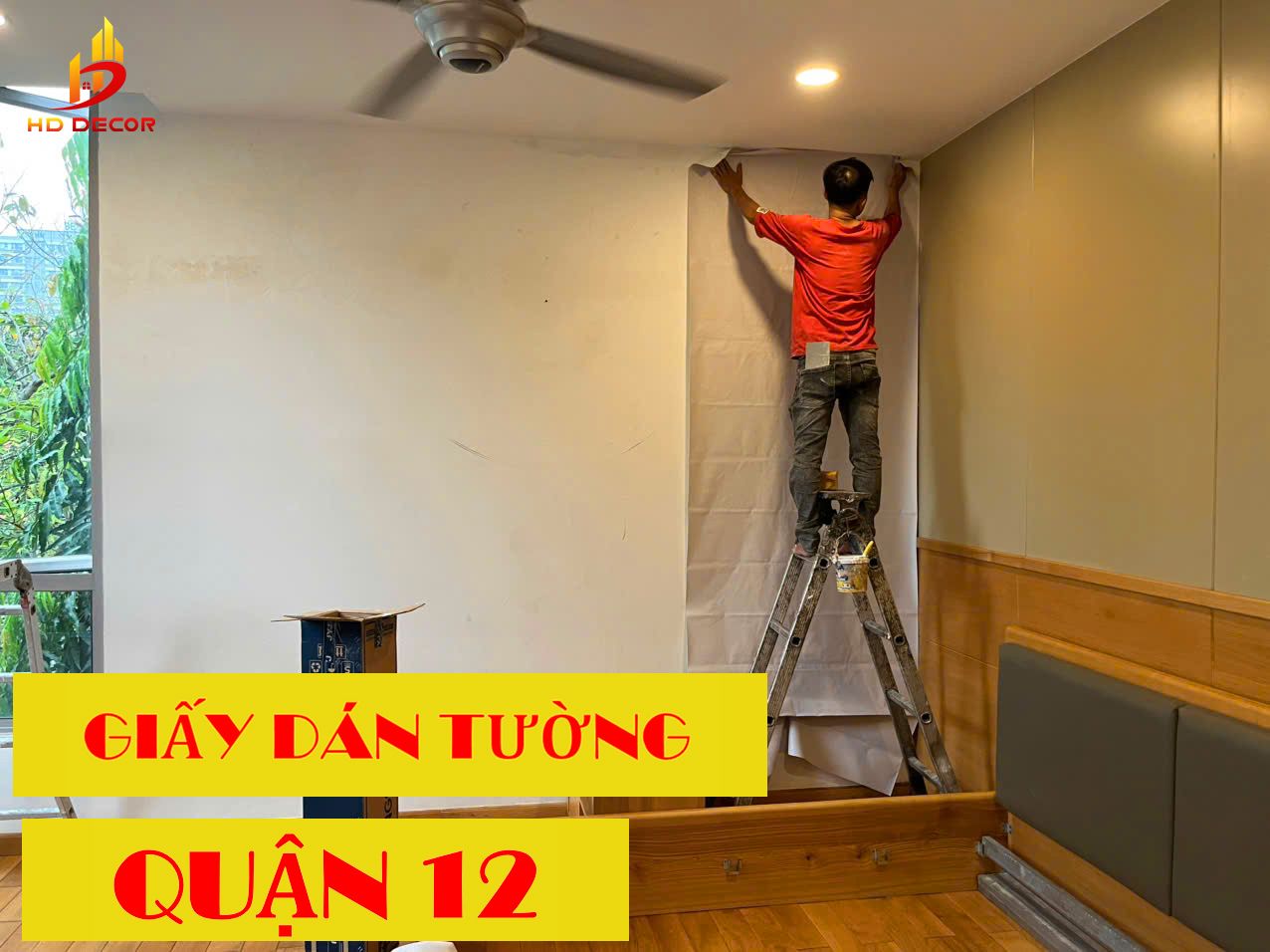 GIẤY DÁN TƯỜNG QUẬN 12 ĐẸP . GIÁ RẺ 
