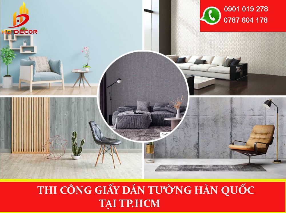 giấy dán tường đa dạng mẫu mã và màu sắc