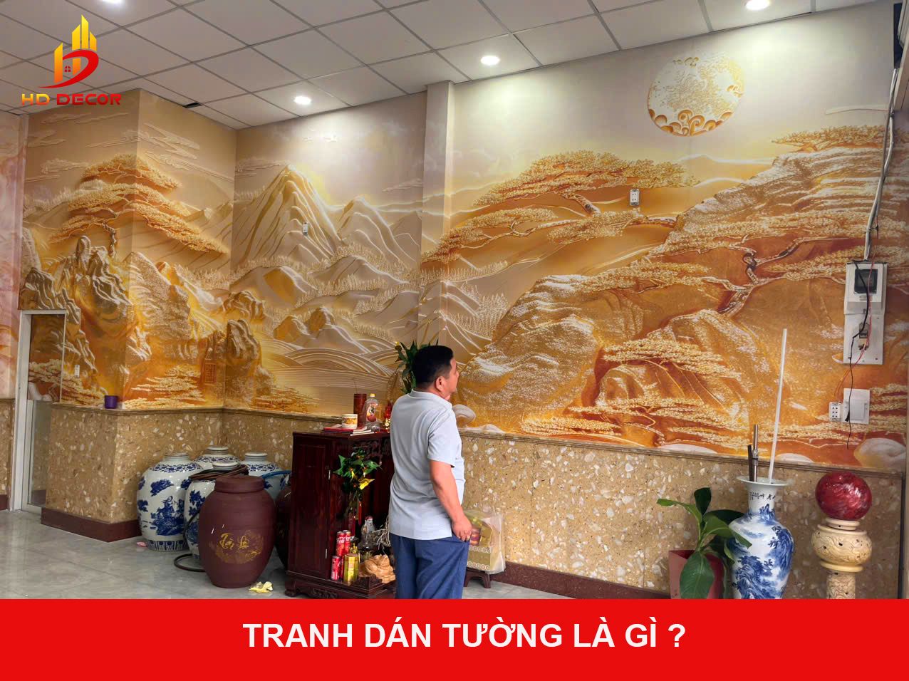 tranh dán tường là gì ?