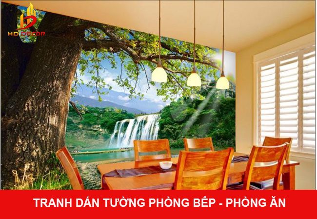 tranh dán tường phòng bếp - phòng ăn
