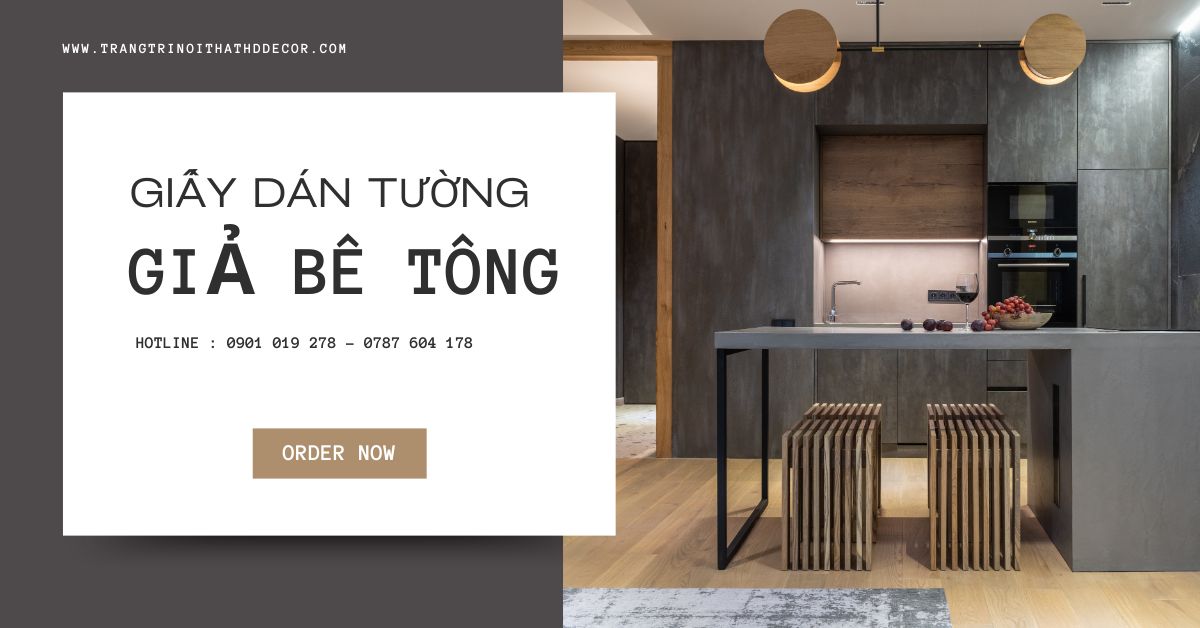 báo giá thi công giấy dán tường giả bê tông giá rẻ 