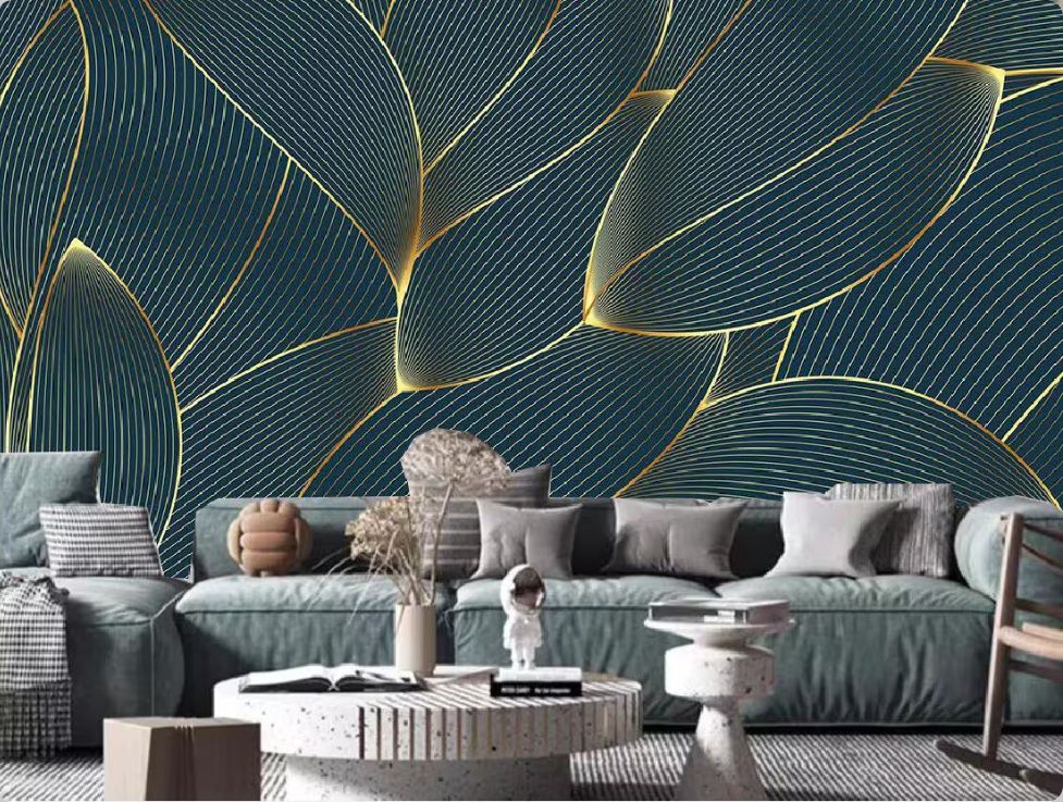 tranh dán tường phòng khách Phong cách Modern & Minimalist
