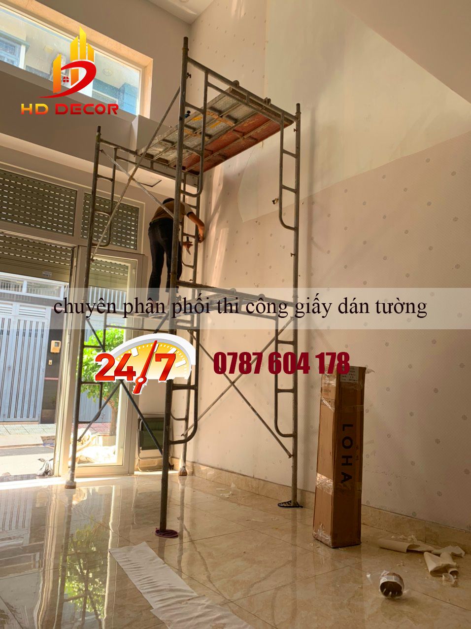 nơi bán giấy dán tường giá rẻ tại TP.HCM 
