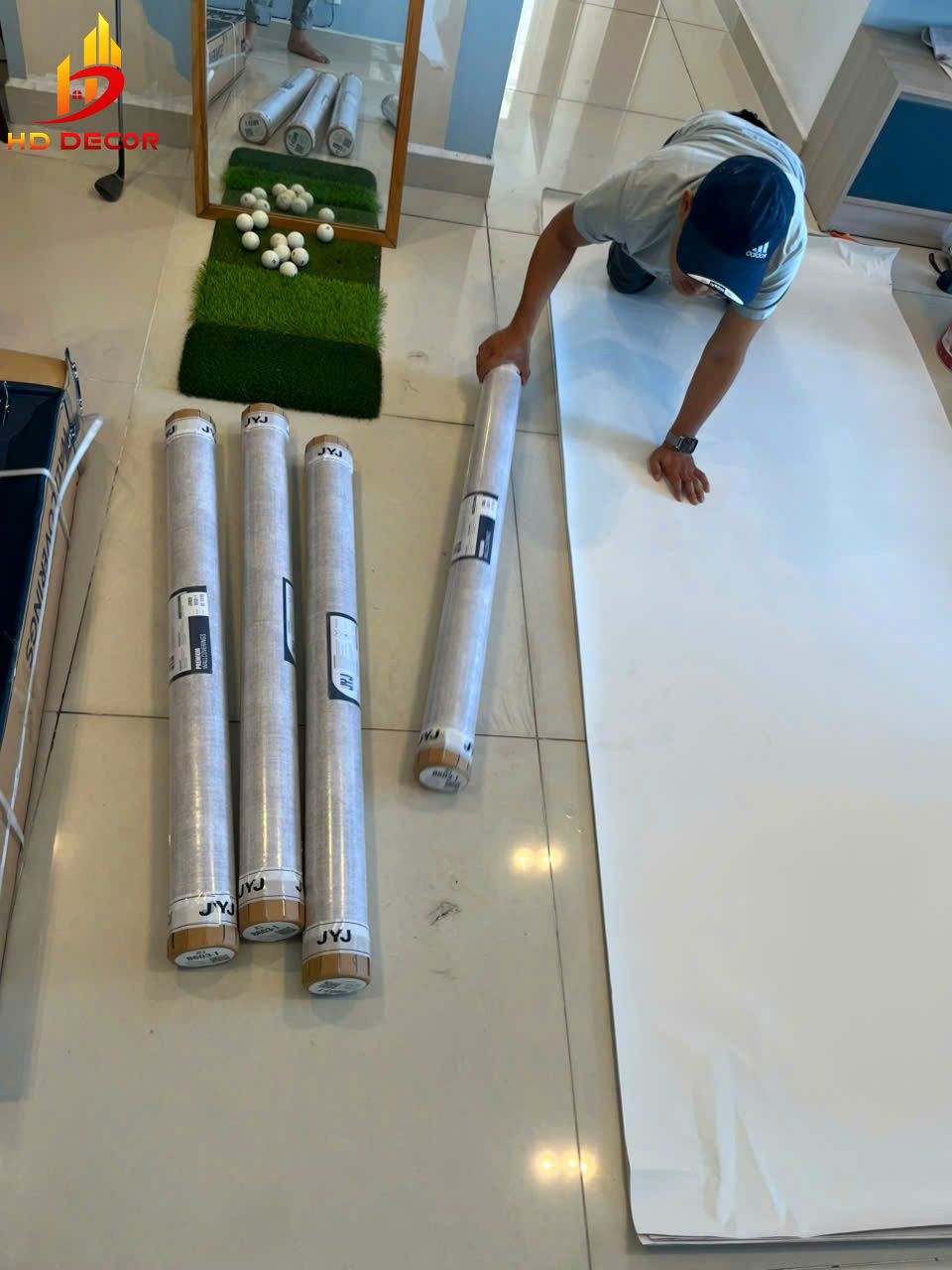 dịch vụ thi công giấy dán tường uy tín chuyên nghiệp 