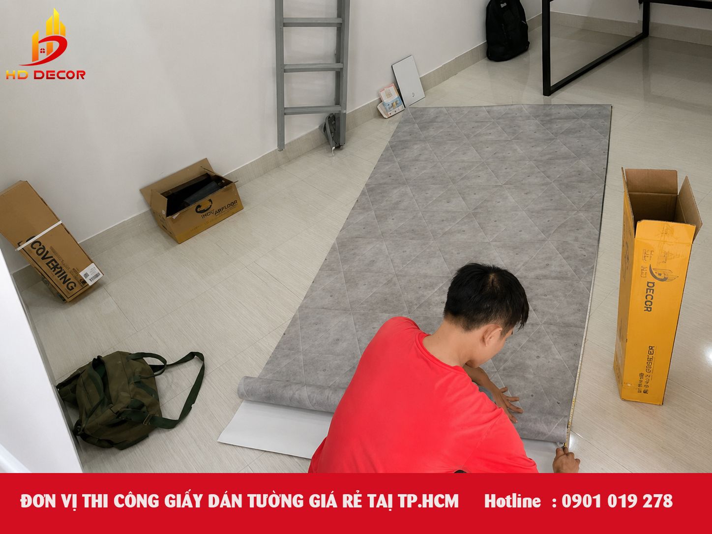 đơn vị thi công giấy dán tường giá rẻ tp.hcm