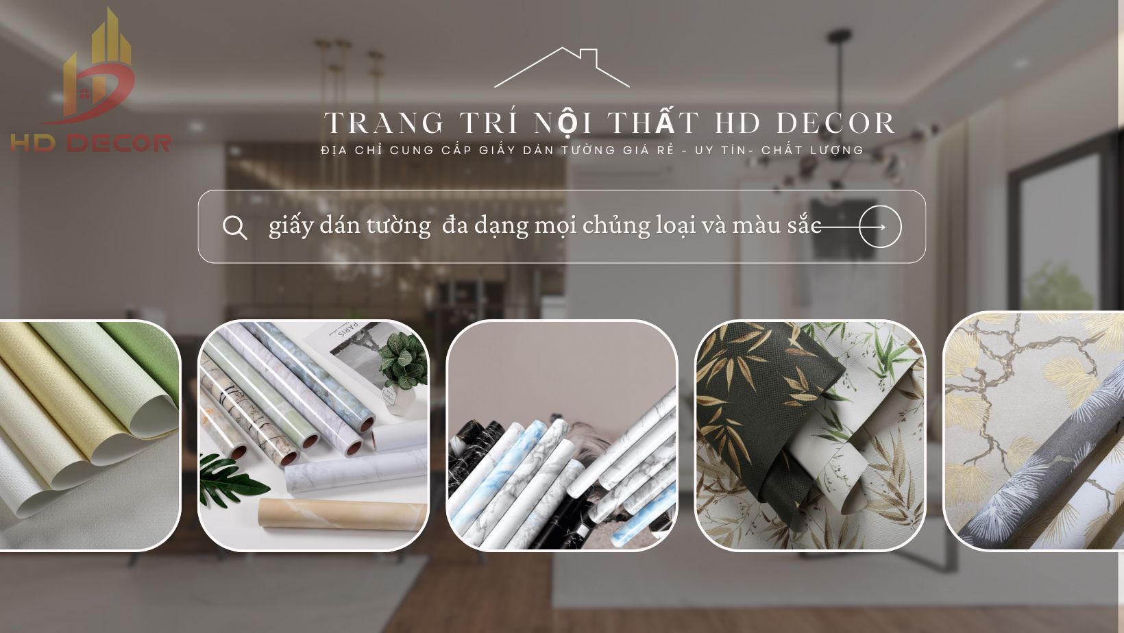 giấy dán tường đa dạng mọi chủng loại và màu sắc