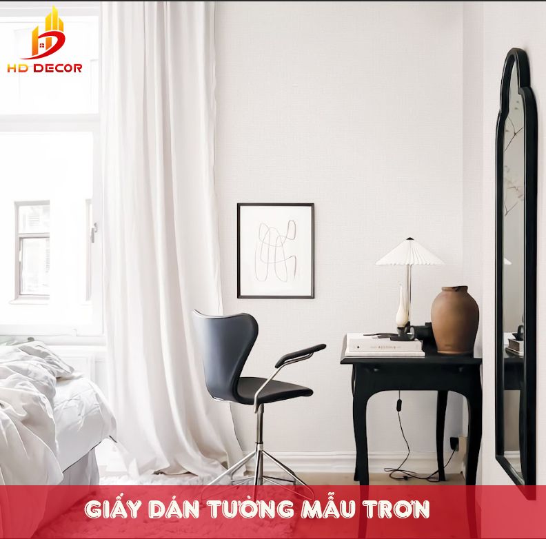 giấy dán tường mẫu trơn 