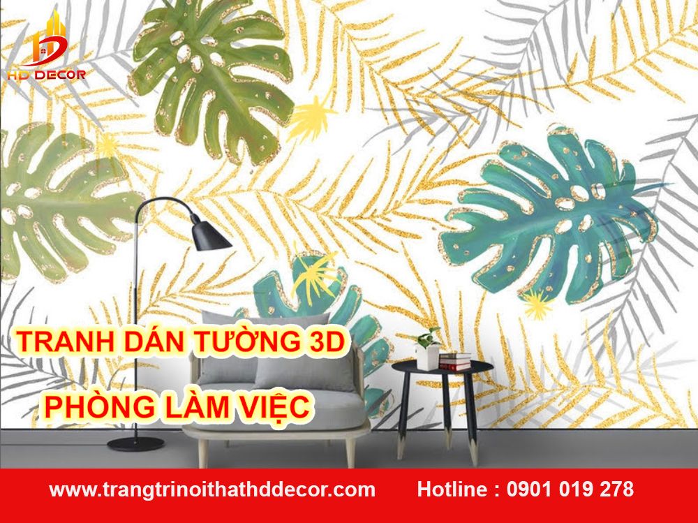 giấy dán tường phòng làm việc 