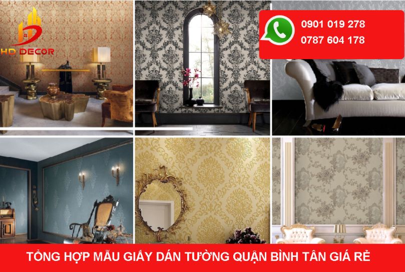 giấy dán tường châu âu giá rẻ 