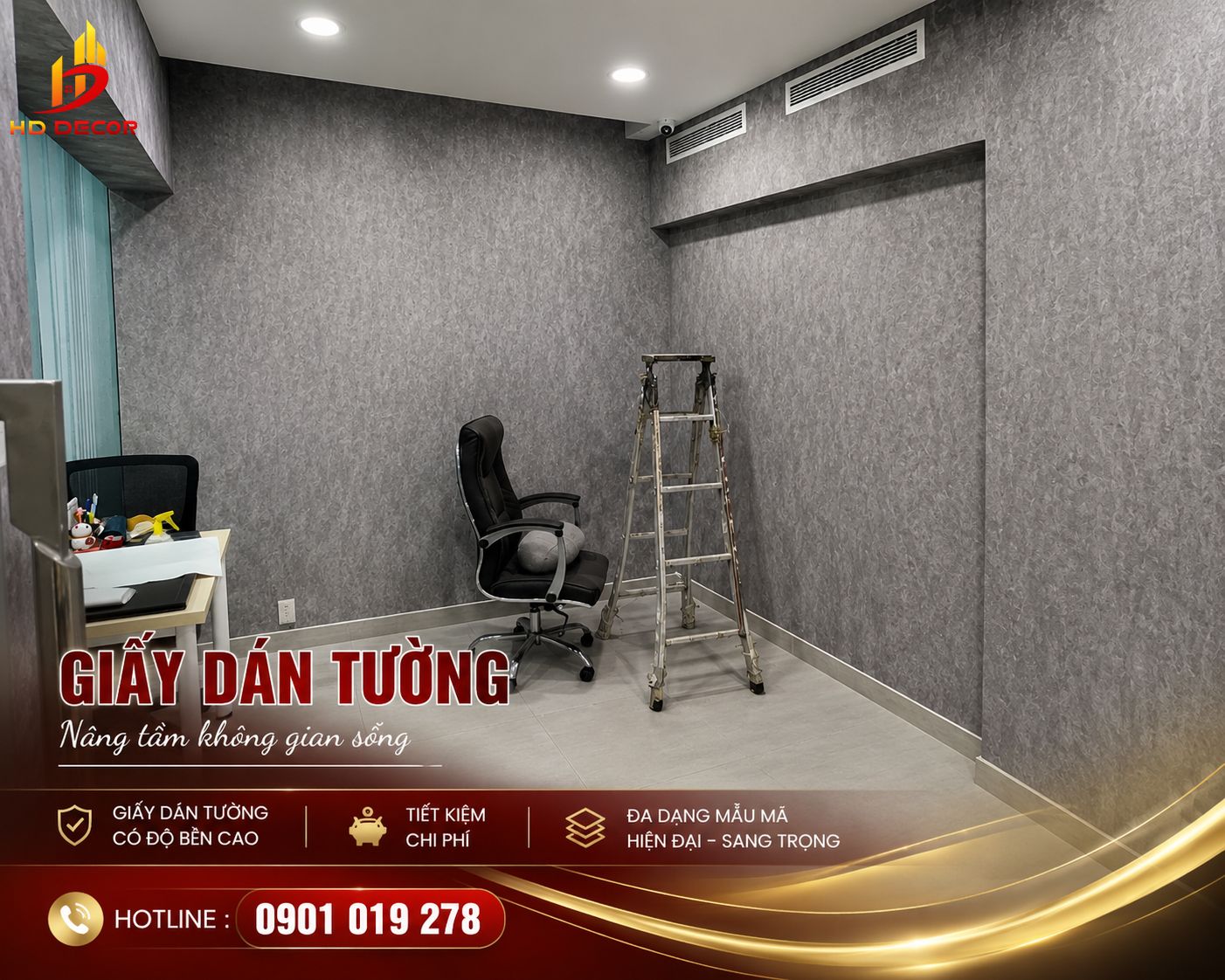 giấy dán tường có độ bền cao tiết kiệm chi phí