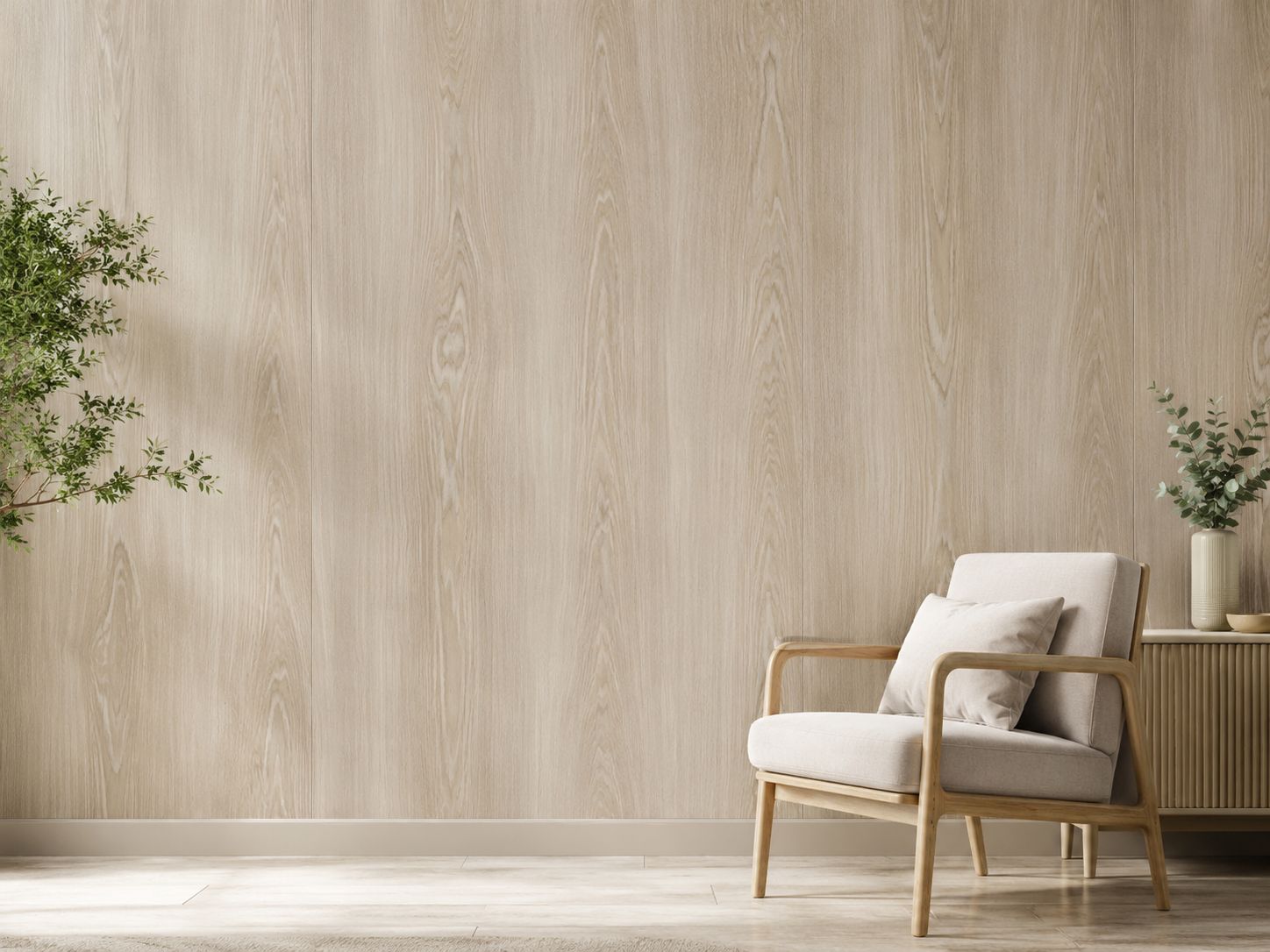 giấy dán tường giả gỗ tần bì