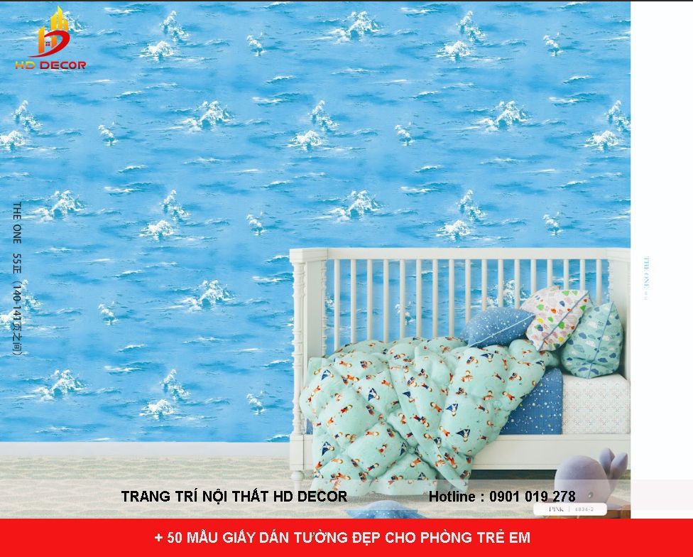 giấy dán tường phòng ngủ trẻ em 