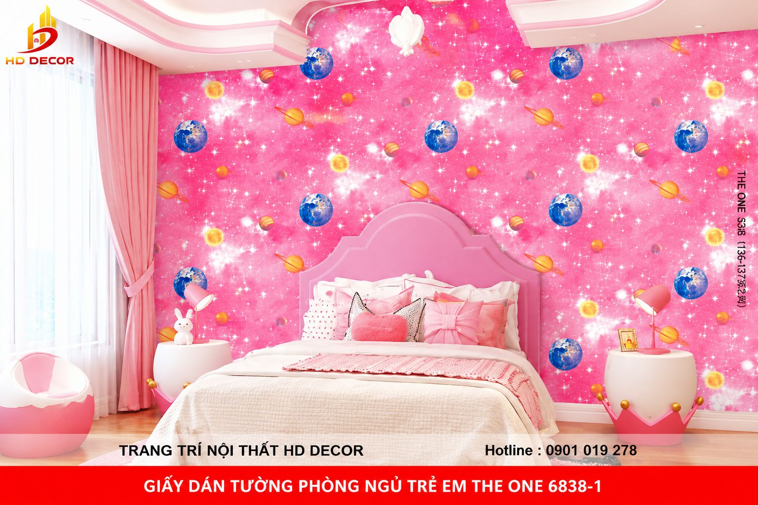 giấy dán tường giá rẻ phòng trẻ em