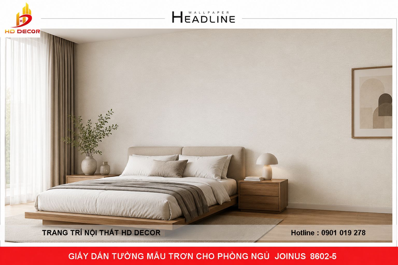 giấy dán tường phòng ngủ giá rẻ