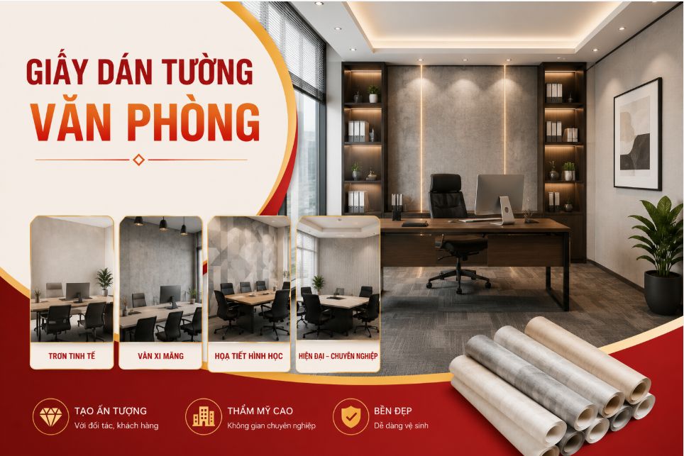 giấy dán tường văn phòng \