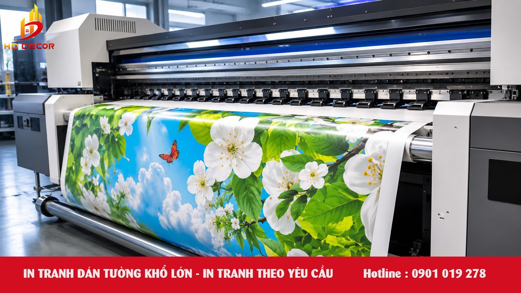 in tranh dán tường khổ lớn - in tranh dán tường theo yêu cầu 