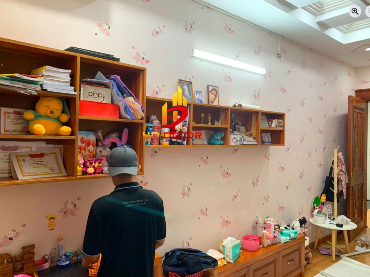 khảo sát mặt bằng trước khi thi công giấy dán tường