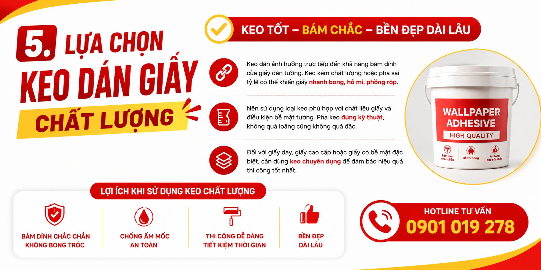 lựa chọn keo dán giấy chất lượng 