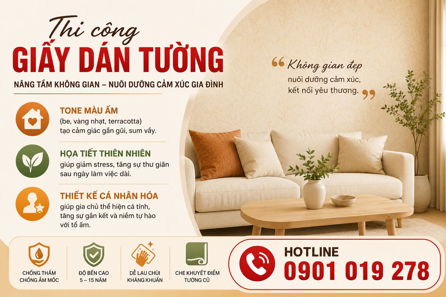 mua giấy dán tường giá rẻ tại tp.hcm