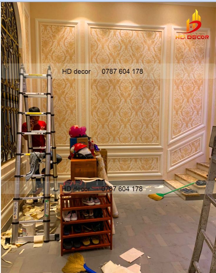 nơi thi công giấy dán tường giá rẻ