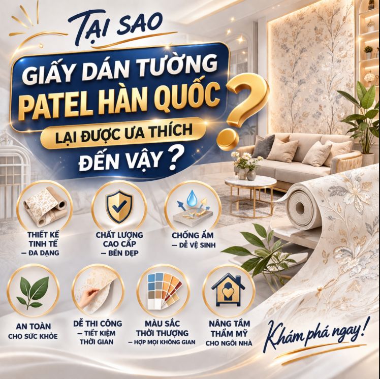 tại sao giấy dán tường pastel hàn quốc được ưa chuộng đến vậy ?
