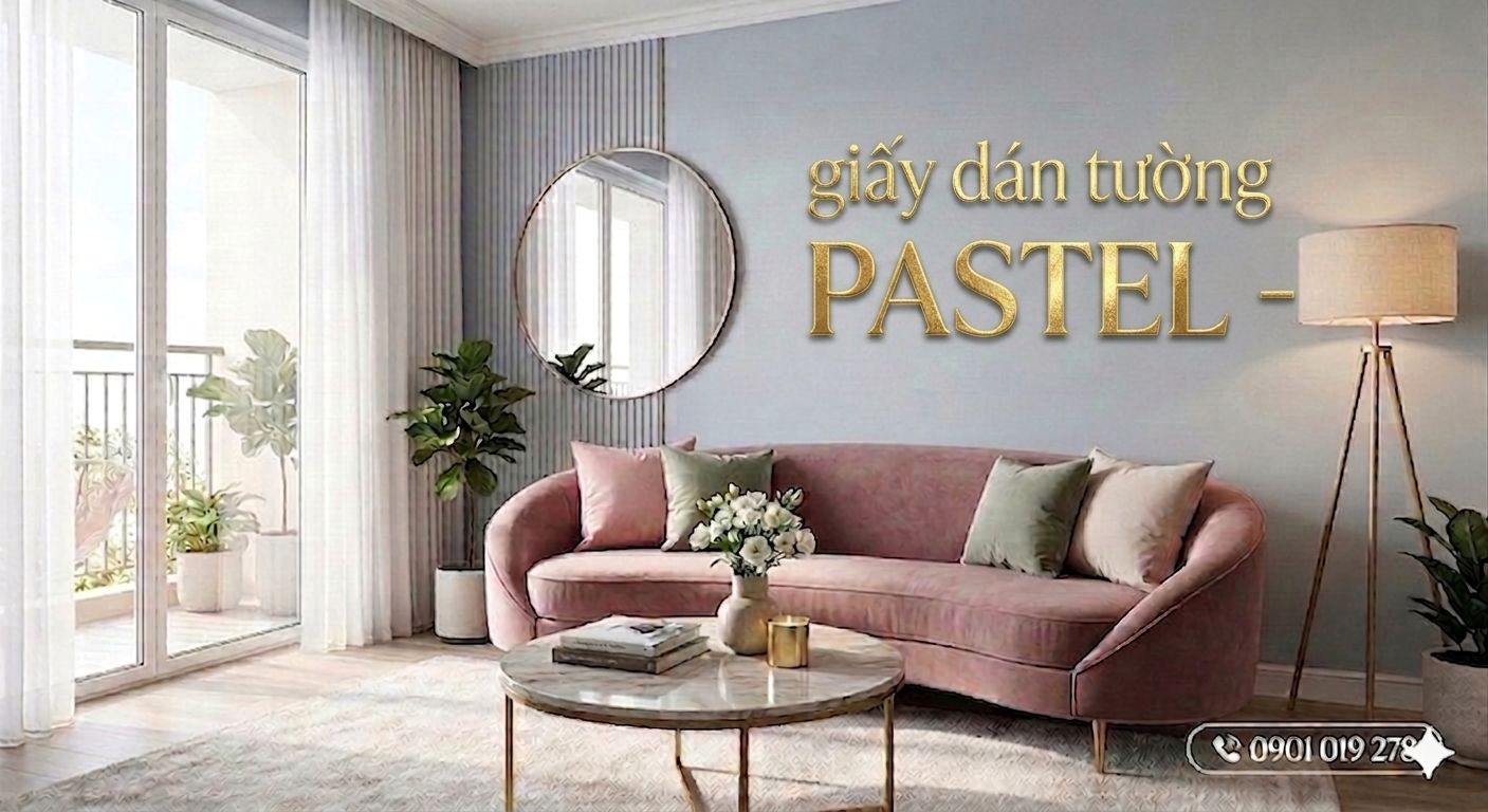 tổng hợp những mẫu giấy dán tường pastel hàn quốc