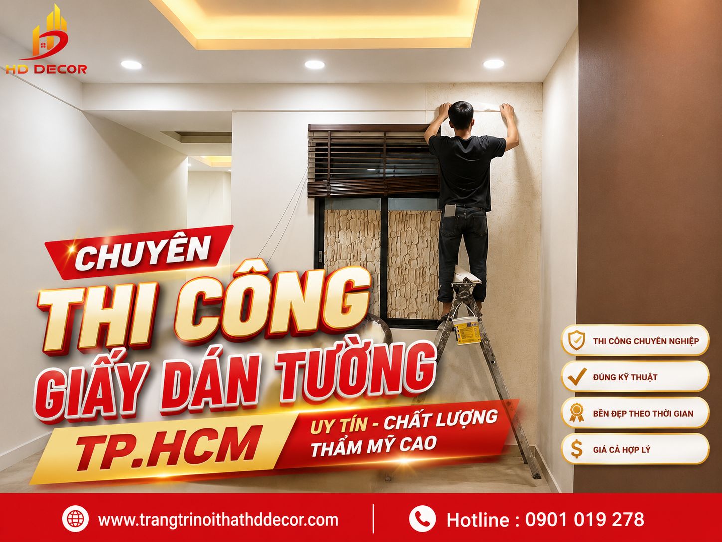 thi công giấy dán tường tp.hcm 
