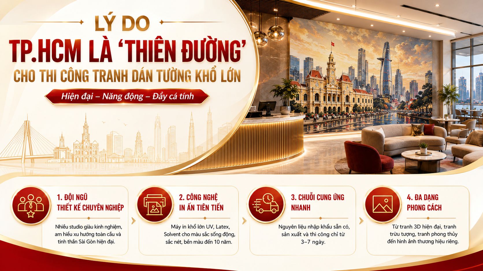 tranh dán tường khổ lớn tại tp.hcm