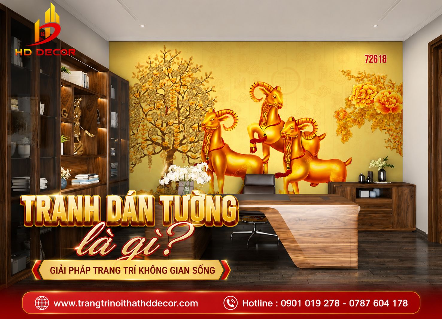 tranh dán tường là gì ?