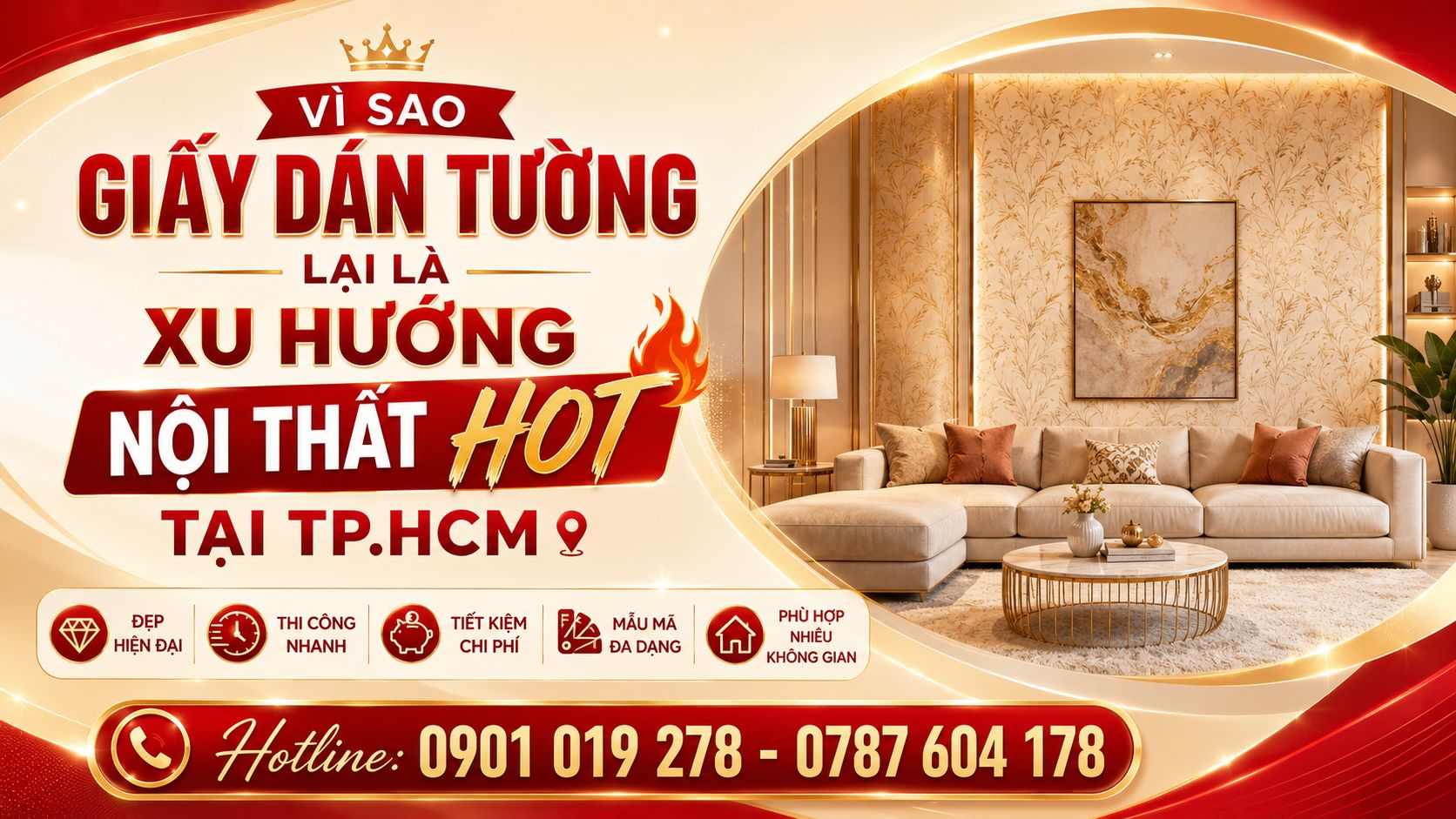 vì sao giấy dán tường được ưa chuộng nhất hiện nay 