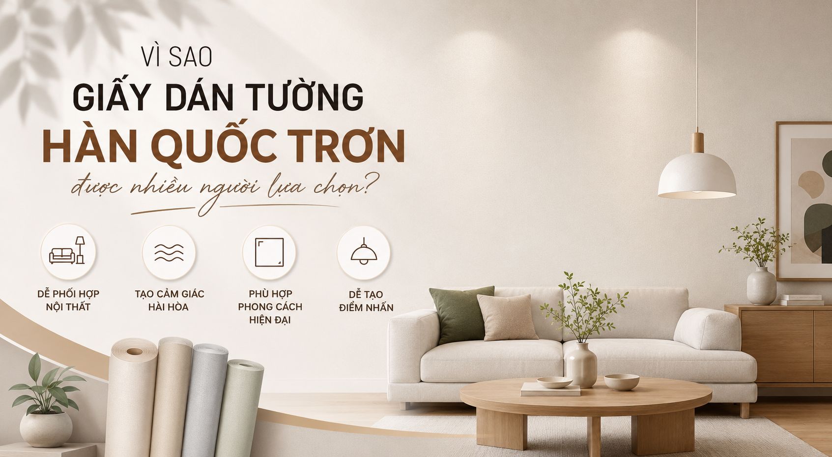 vì sao giấy dán tường hàn quốc được nhiều người lựa chọn