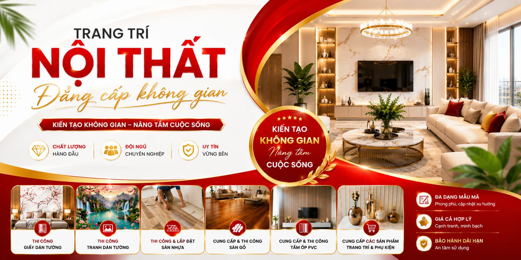 ĐƠN VỊ THI CÔNG GIẤY DÁN TƯỜNG GIẢ RẺ