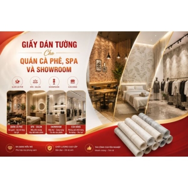 NƠI BÁN GIẤY DÁN TƯỜNG GIÁ RẺ UY TÍN TẠI TP.HCM 