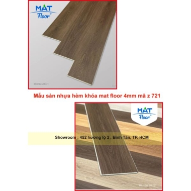 SÀN NHỰA HÈM KHÓA MAT FLOOR Z 721 
