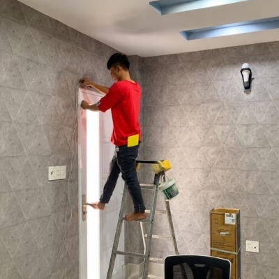 THI CÔNG GIẤY DÁN TƯỜNG QUẬN TÂN PHÚ 