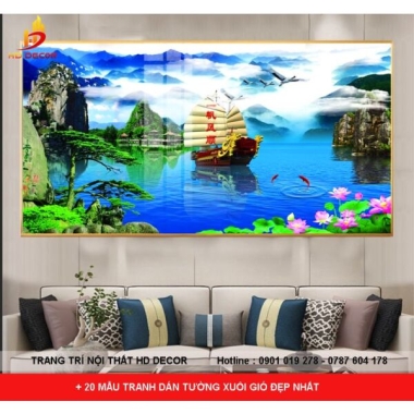 + 20 MẪU TRANH DÁN TƯỜNG XUÔI GIÓ ĐẸP NHẤT 