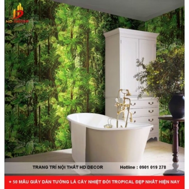 + 50 MẪU GIẤY DÁN TƯỜNG LÁ CÂY NHIỆT ĐỚI TROPICAL ĐẸP NHẤT HIỆN NAY 