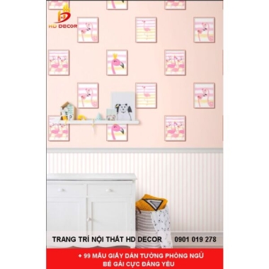 + 99 MẪU GIẤY DÁN TƯỜNG PHÒNG NGỦ BÉ GÁI CỰC ĐÁNG YÊU 