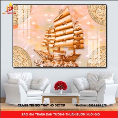 BÁO GIÁ TRANH DÁN TƯỜNG THUẬN BUỒM XUÔI GIÓ 