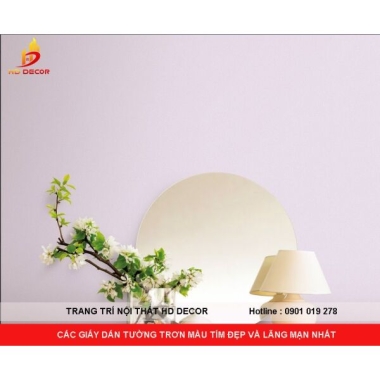 CÁC GIẤY DÁN TƯỜNG TRƠN MÀU TÍM ĐẸP VÀ LÃNG MẠN NHẤT 