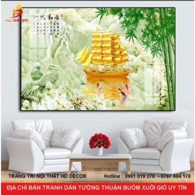 ĐỊA CHỈ BÁN TRANH DÁN TƯỜNG THUẬN BUỒM XUÔI GIÓ UY TÍN 