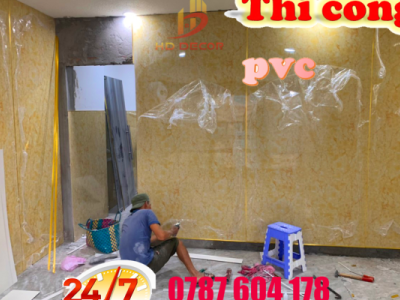 DỊCH VỤ THI CÔNG TẤM ỐP PVC VÂN ĐÁ TẠI BÌNH TÂN 