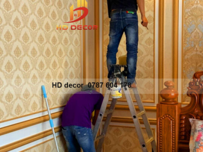 ĐƠN VỊ THI CÔNG GIẤY DÁN TƯỜNG CỔ ĐIỂN - TÂN CỔ ĐIỂN CHÂU ÂU